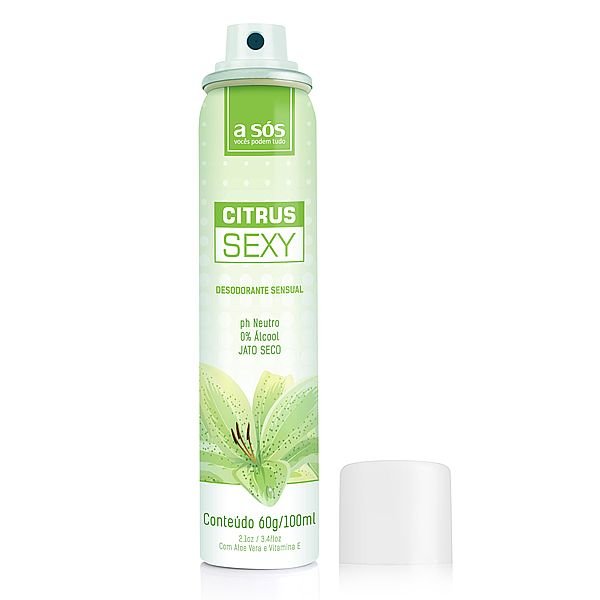 Desodorante íntimo Citrus Sexy - 60g/ 100ml